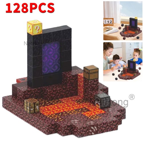 Pixel world magnetic building - pixel,