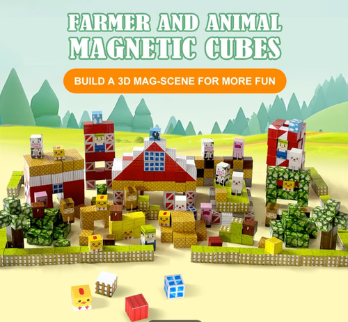 150pcs magnetic building - 150pcs,