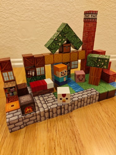 Minecraft style magnetic - style,