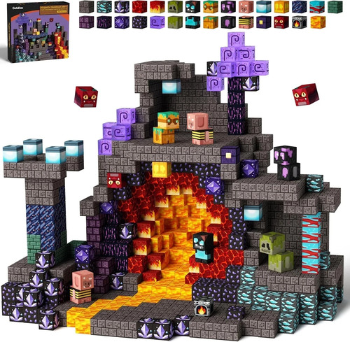 100pcs minecraft magnetic - 100pcs,