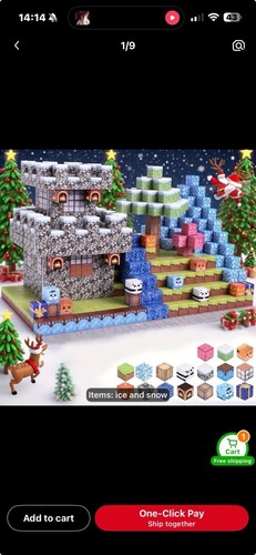 Yayena magnetic building cube - magnetic,