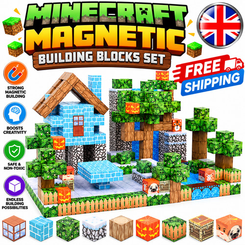 100pcs magnetic minecraft - 100pcs,