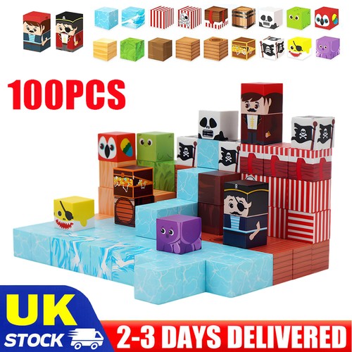 100pcs set minecraft magnetic - minecraft,