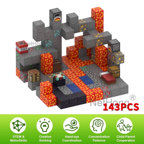 Minecraft magnetic building - magnetic,