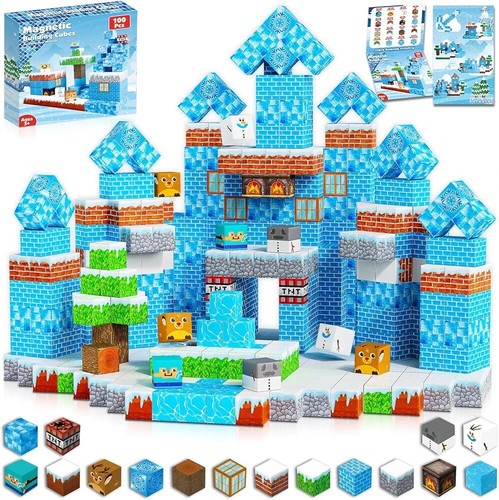 Magnetic blocks 100pcs - magnetic,