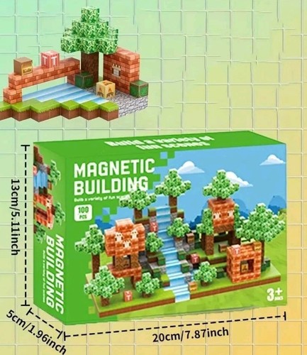 Minecraft style magnetic - style,