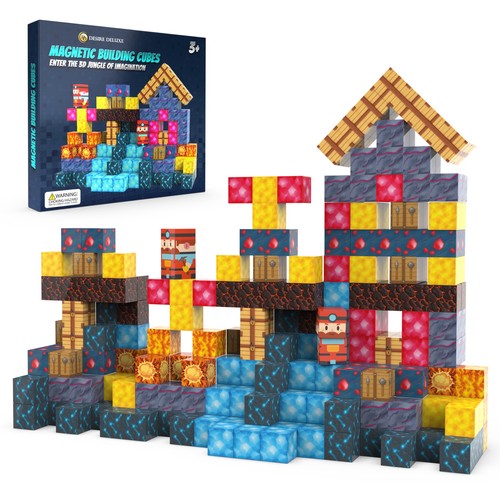 Magnetic building blocks - building,