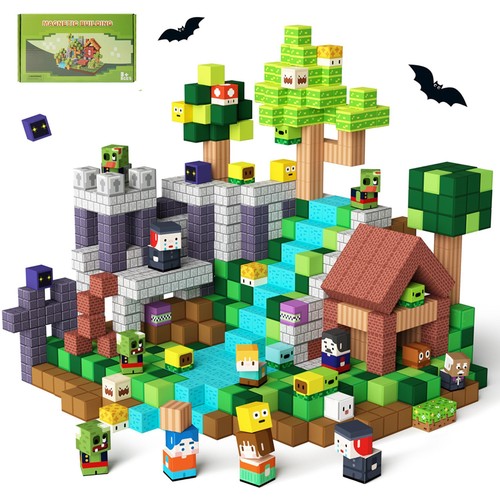 100pcs minecraft magnetic - 100pcs,