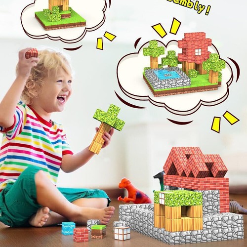 100pcs set minecraft magnetic - 100pcs/set,