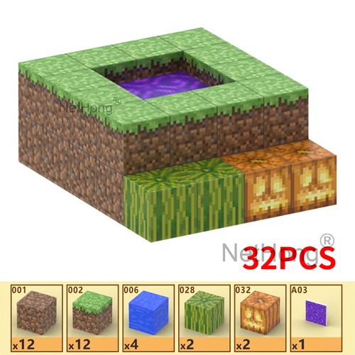 Minecraft magnetic building - minecraft,