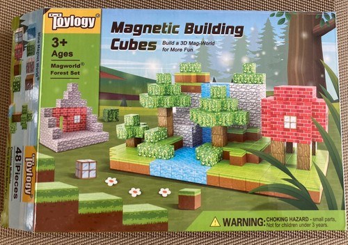 Magnetic building cubes pack - magnetic,
