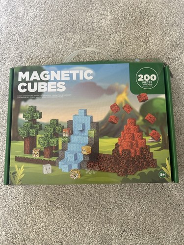 Magnetic cubes 200 piece set - magnetic,